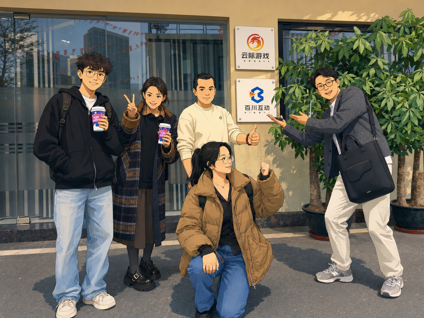 韩国头部休闲手游发行商现场照片 2